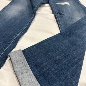 Saks Fifth Avenue Dark Blue Bootcut Jeans
